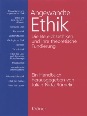 cover image of Angewandte Ethik